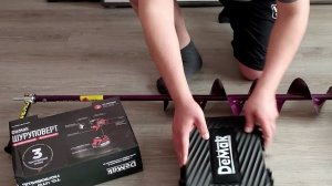 Обзор ледобура NERO и шуруповерта DeMaK