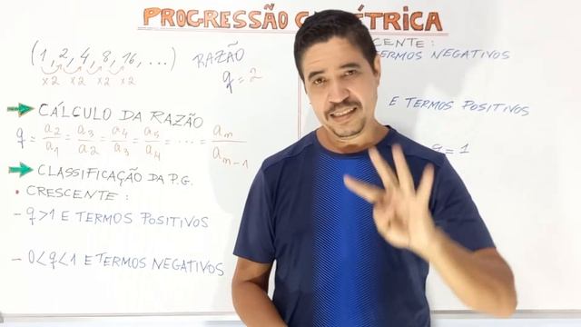 PROGRESSÃO GEOMÉTRICA AULA 1 смотреть онлайн