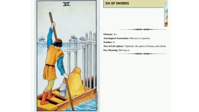 56th Card | Six of Swords | Learn Tarot in hindi | The modern monk | смотреть онлайн