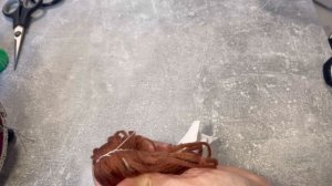 По просьбе подписчиков - простой способ пришить волосы кукле.