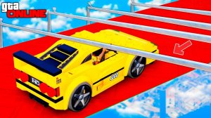 КАК ДАЛЕКО ЛЕГО ФЕРРАРИ СМОЖЕТ ПРОЕХАТЬ! УЗКО НИЗКО В ГТА 5 ОНЛАЙН