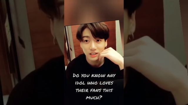 Чонгук искренне любит АРМИ♥️