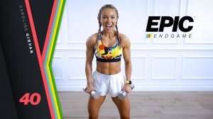 Caroline Girvan - DISTINCT Dumbbell HIIT Workout - Full Body | EPIC Endgame Day 40