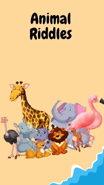 Animal Riddles for kids. #animals #kidslearning #riddles смотреть онлайн