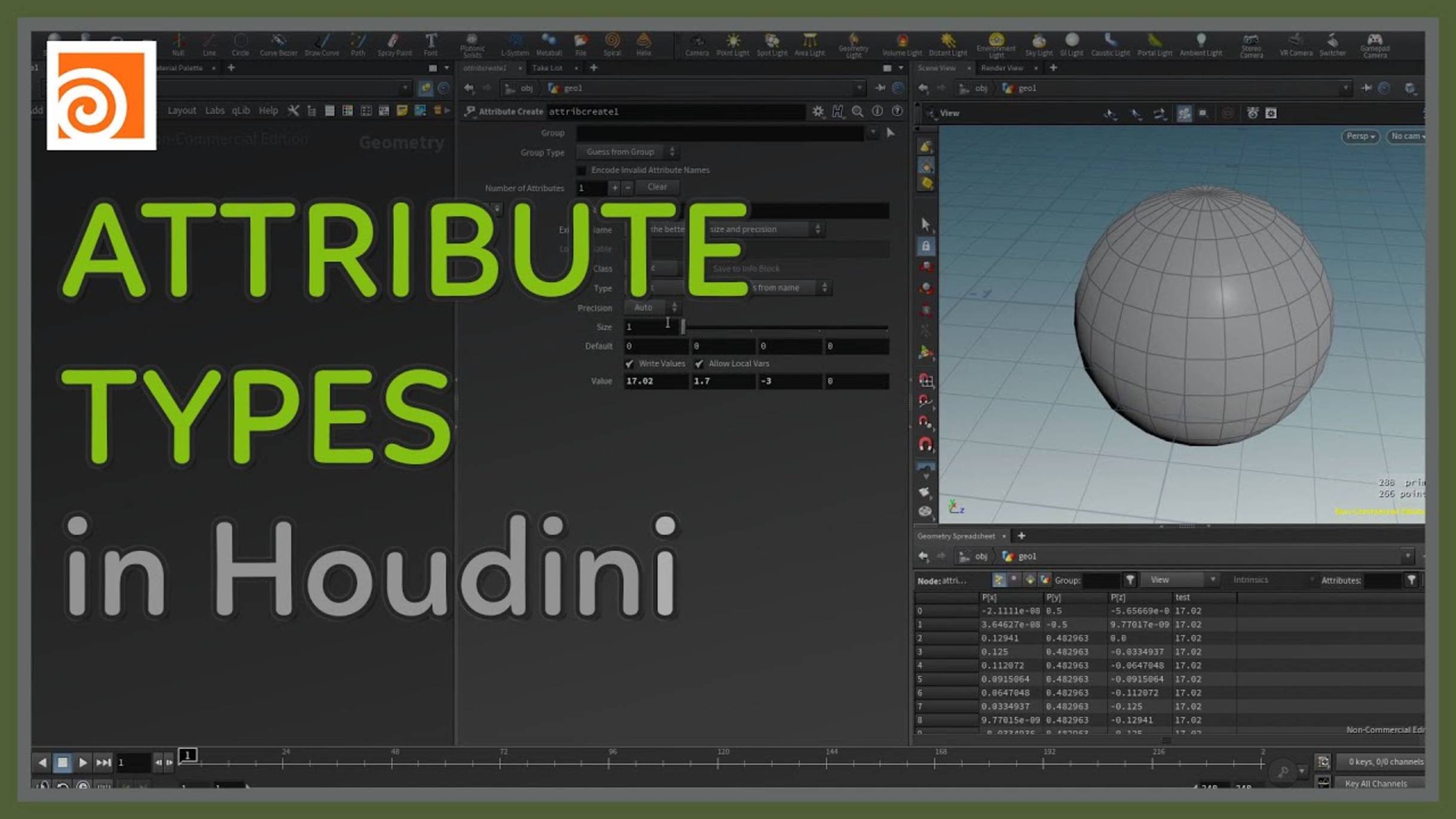51 Attribute Types in Houdini смотреть онлайн