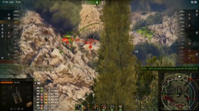 World of Tanks ⚓ AMX 30B ⚓ РАНДОМНЫЙ ОБЗОР смотреть онлайн