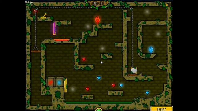 Flash games #2! Fireboy And Watergirl! смотреть онлайн