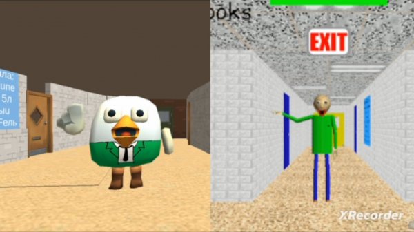 БАЛДи НО В ЧиКЕН ГАНЕ