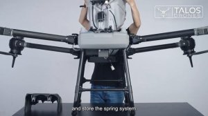 How to Install the DJI Agras T40 Spreader Attachment  - Talos Drones