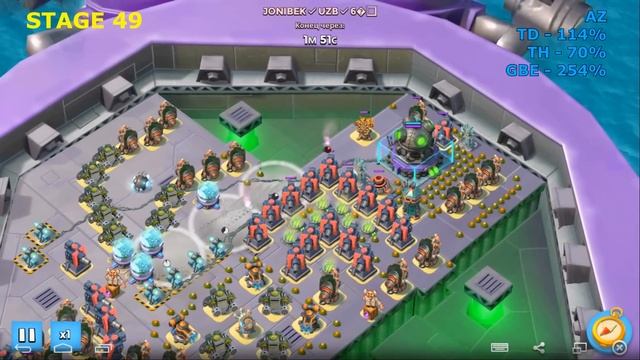 Boom Beach │MEGA CRAB STAGE 49 │МЕГА КРАБ СТАДИЯ 49 смотреть онлайн