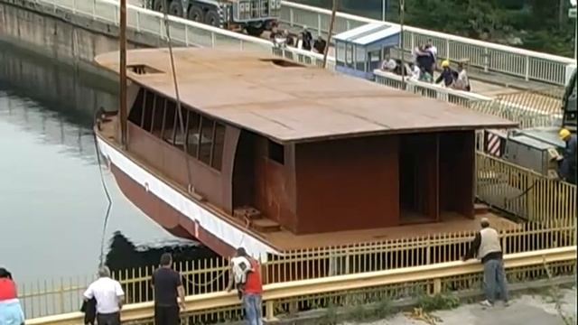 Porinuće broda GRIZZLY u jezero Perućac смотреть онлайн