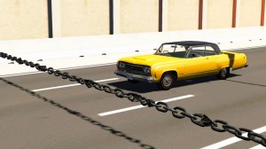 Машины vs Цепь - BeamNG.drive игра про машины