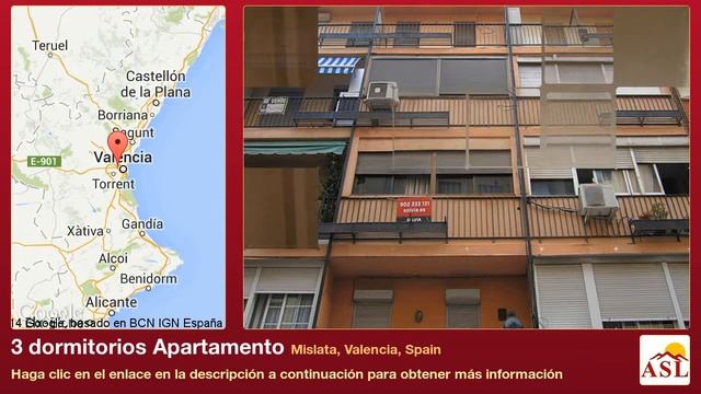 3 dormitorios Apartamento se Vende en Mislata, Valencia, Spain смотреть онлайн