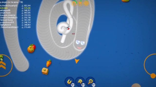 Wormszone.io Best Slither Snake 1100000 | Best Saamp Wala Game 1100000 #wormszone #wormszones