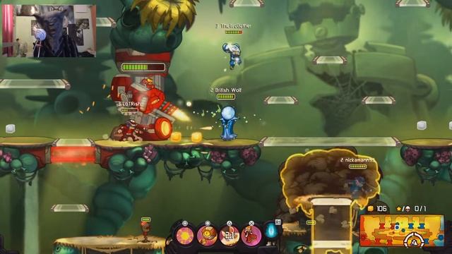 Awesomenauts Assemble PS4 Multiplayer (Part 6) Robot Gnaw, Disco Voltar смотреть онлайн