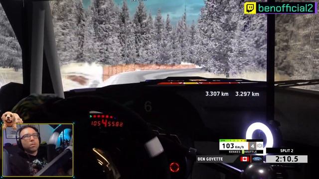 The cameramen won't get out of the way | Falstone II Snow | Subaru Impreza WRC | Richard Burns Rall смотреть онлайн