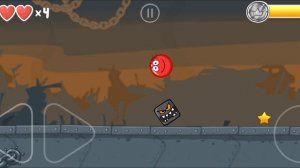 Играем в  Red ball 4. красный шар 4