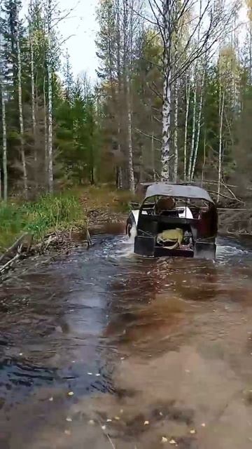 вездеход "поморец", преодоление водной преграды смотреть онлайн