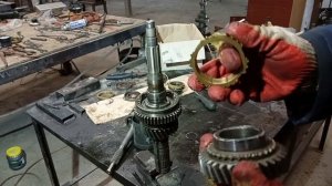 Сборка вторичного вала иж 2126 ода