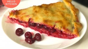 Осетинский Пирог с Вишней "БАЛДЖИН" | Нежное тесто | Десерт к чаю. Простой рецепт! Выпечка.