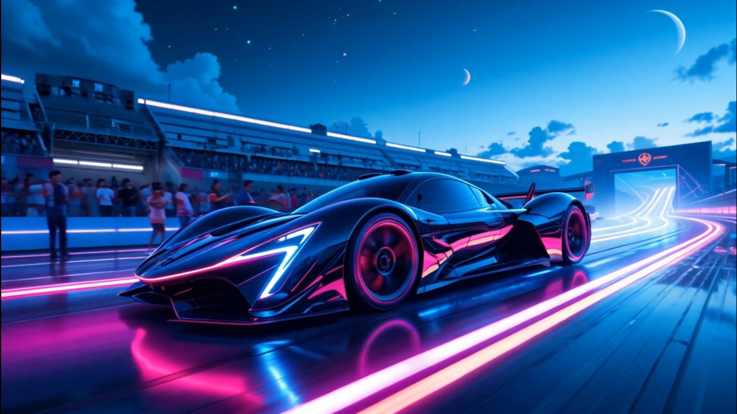 Music and Racing Supercars смотреть онлайн