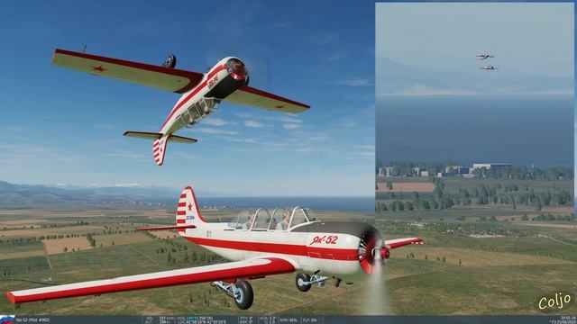 DCS: Як-52 Перевёрнутый полёт. смотреть онлайн