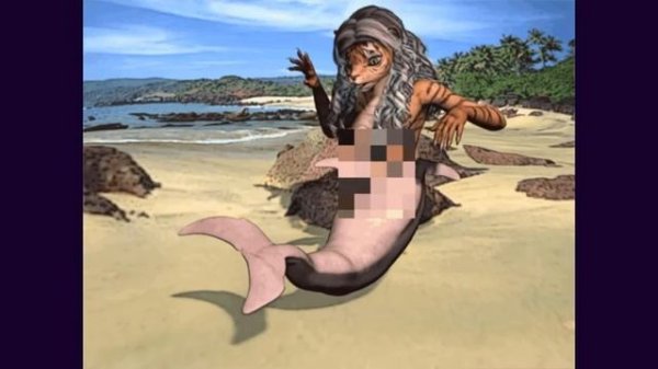 Anthro dolphin transformation astonishing animal TF TG Fantasy art