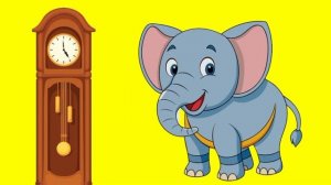 Hickory Dickory Dock Elephant Song-470 | Nursery Rhymes & Kids Songs | Kids Comfort