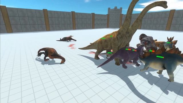 LEVEL 3 GORO VS 2 X FACTION - Animal Revolt Battle Simulator смотреть онлайн