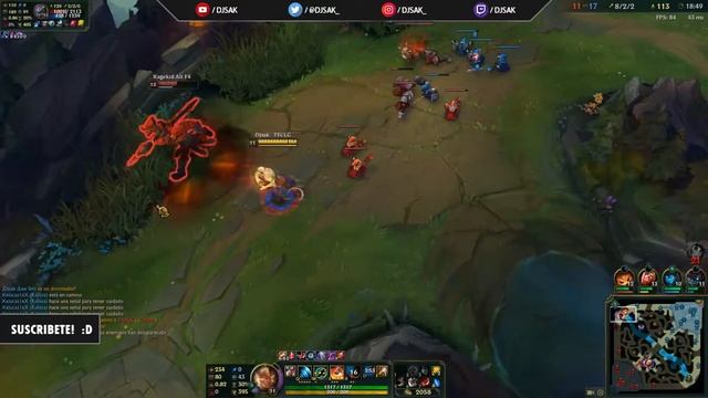 LEE SIN JUNGLA S8 | "Gripex" latino :v | mira esas plays papu смотреть онлайн