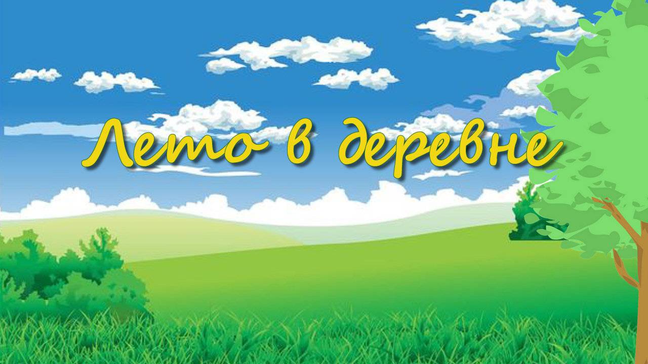 Лето в деревне