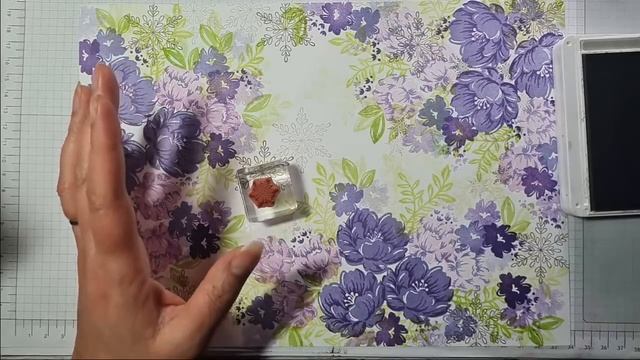 🔴LIVE Winter flowers and Snowflakes - PRETTY COLLAGE stamping for Cardmaking смотреть онлайн