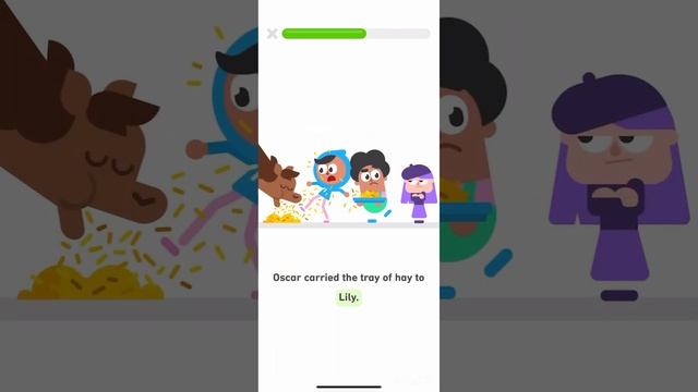 Duolingo Abc: Stories 27 #duolingo #english #ingles #inglés #animals #abcd #story #library #funny