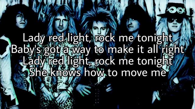 GREAT WHITE - Lady Red Light (Lyric Video)