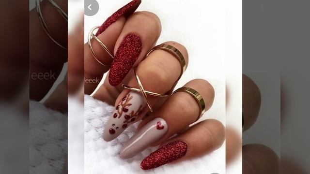 Glittery Nail Art// Leopards nail Art Designs // Combinations of Nail Color смотреть онлайн