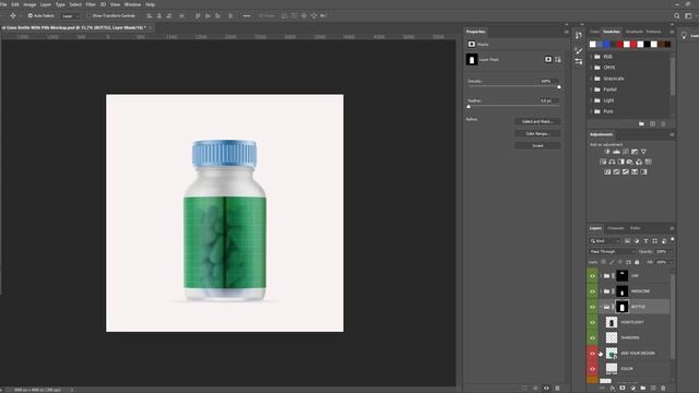 Pills Bottle Mockup смотреть онлайн