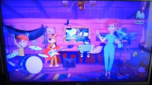 Заставка мультсериала Простоквашино на телеканале Мультиландия