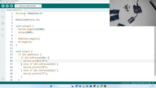 Arduino Plug and Make kit: utilizzo del componente buttons смотреть онлайн