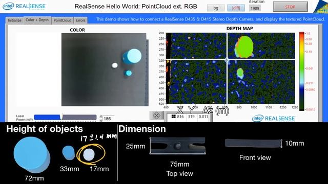 #EP9 Intel RealSense D435 With LabVIEW: Height of objects смотреть онлайн