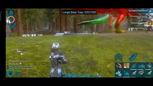 [Ark mobile pvp] I got raid by mega tribes - Pteranodon gaming смотреть онлайн