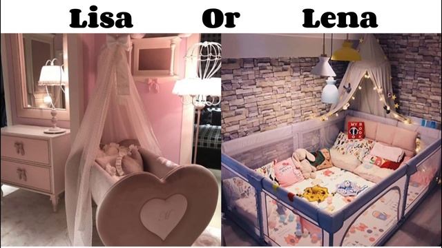 Lisa Or Lena - Choices - Baby Furniture, Clothes, Toys - Aesthetic World. #lisaandlena #lena #lisa