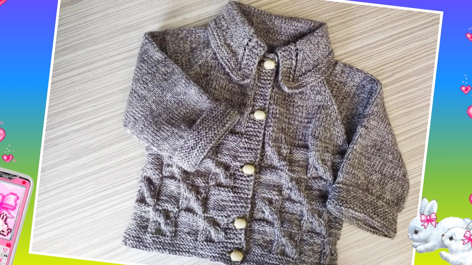 Жакет спицами для мальчика 🧶 Расскажу как вязала 🧶 смотреть онлайн