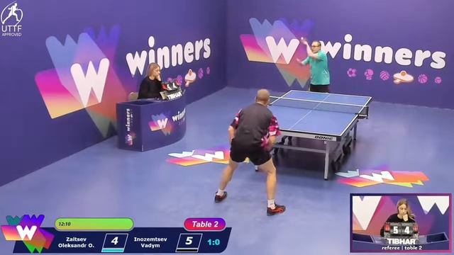 Winners League 24.10.21 Zaitsev Oleksandr O. - Inozemtsev Vadym 12:00 смотреть онлайн