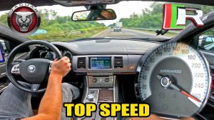 JAGUAR XFR 5.0 V8 САМЫЙ НЕДООЦЕНЕННЫЙ АВТОМОБИЛЬ на АВТОБАНЕ AutoTopNL