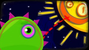 ЛИЗУН ГЛАЗАСТИК съел все вокруг игра Tales from Space Mutant Blobs Attack на канале Мистер Игрушкин