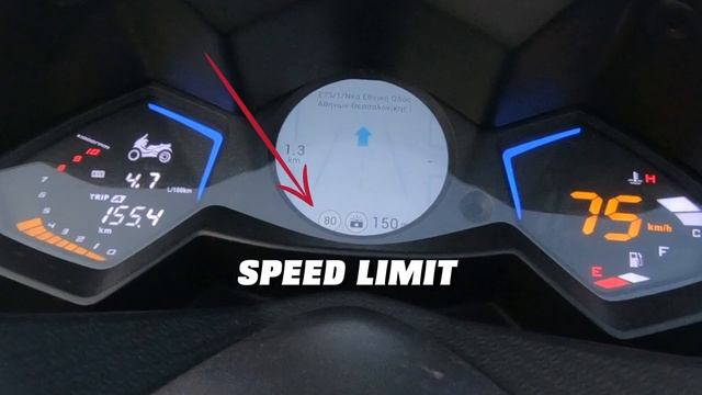 Kymco AK550 Speed camera warning смотреть онлайн