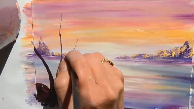 Как нарисовать «Осенний пейзаж» гуашью Техника для начинающих https://youtu.be/eTV-37DpZMk смотреть онлайн