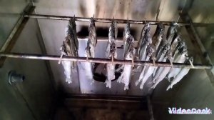 Мойва холодного копчения.  Сухой посол.