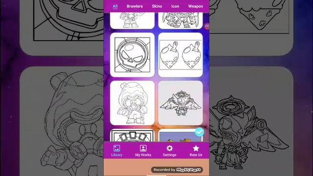 разукрашечка brawl stars смотреть онлайн