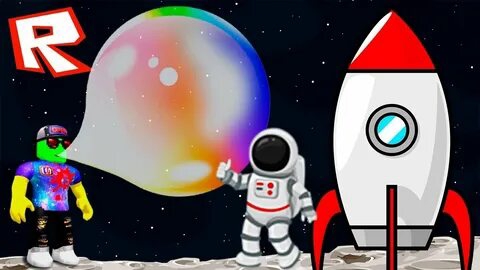 Улетел в космос на большом пузыре! Симулятор жвачки от Cool Games.